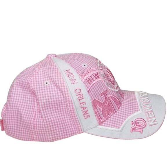 CityHunter New Orleans UltimatP Headwear Pink White Checker Hat - Picture 4 of 10